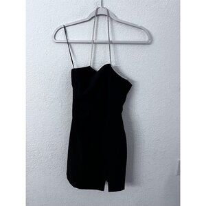 Edit By Nine Black Tube Top Mini Dress womens size M